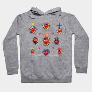 Mexican Sacred Hearts Hoodie